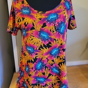 LULAROE Woman's Floral Top XS